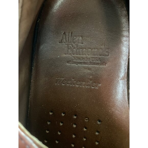 Allen Edmond Weekender Men's Brown Leather Slip-On Shoes With Rubber Soles - Picture 7 of 8